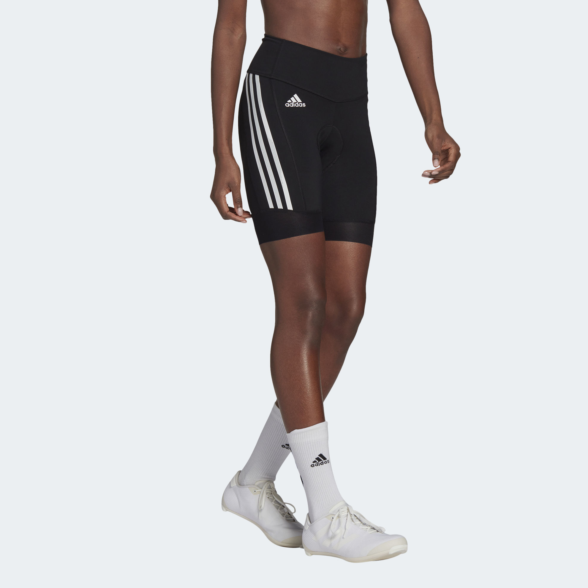 Adidas The Padded Cycling Shorts (Plus Size) Black Women's, 50% OFF