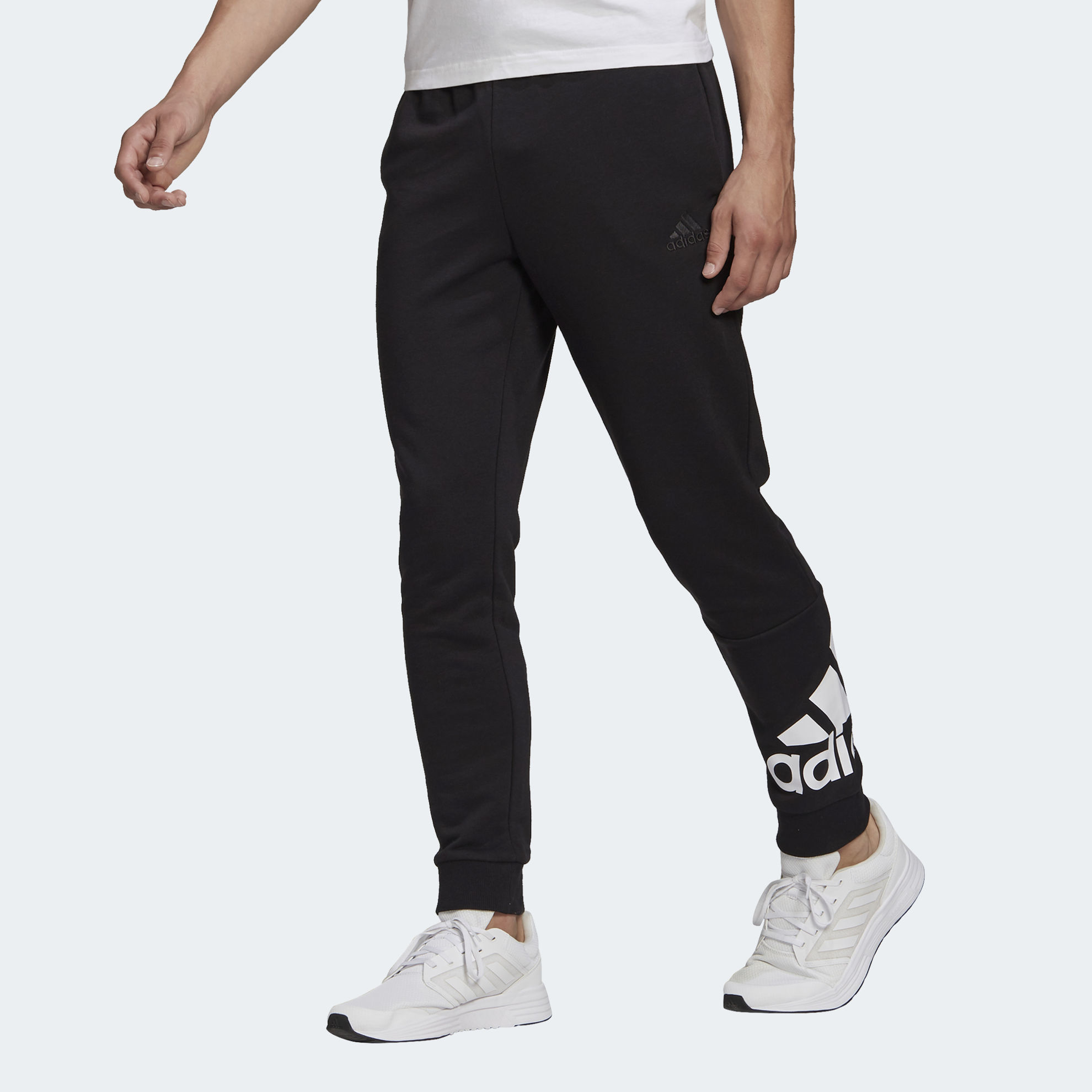 adidas Essentials French Terry Tapered Cuff Logo Pants | adidas Egypt ...