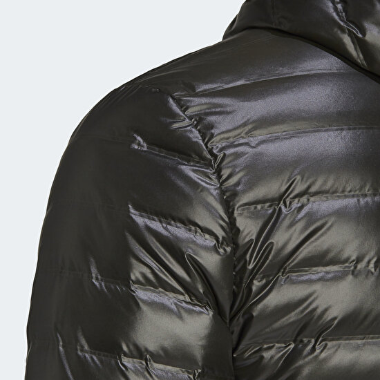 adidas varilite hooded down jacket black