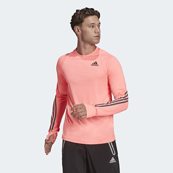 Picture of Run Icon Full Reflective 3-Stripes Long Sleeve Tee